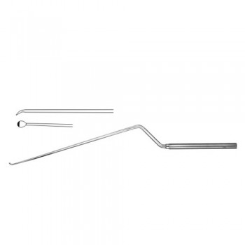 Landolt-Reulen Micro Raspatory Bayonet Shaped - Rigid Stainless Steel, 26 cm - 10 1/4" Tip Size 3.2 mm